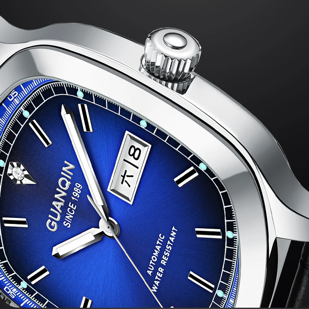 GUANQIN Men's Watches 2024 Top Brand Luxury Mechanical Wristwatch Automatic Watch For Men Sapphire Waterproof Sports Clock Reloj
