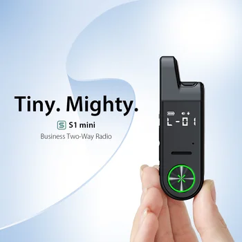 Mini Ultra-thin Mini Walkie Talkie Type C Fast Charging Analog 1