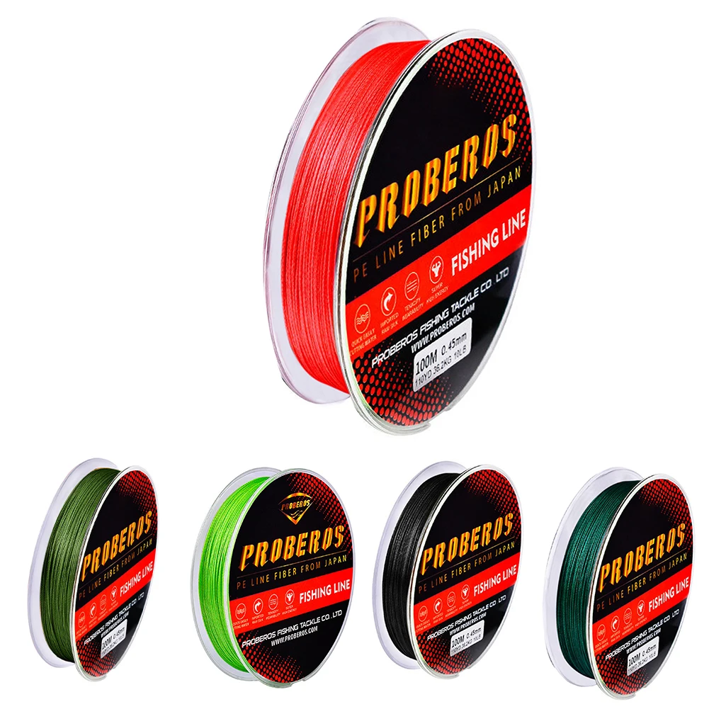 PE Hammer Braid Fishing Line 100m Zero Stretch Superline Tighter