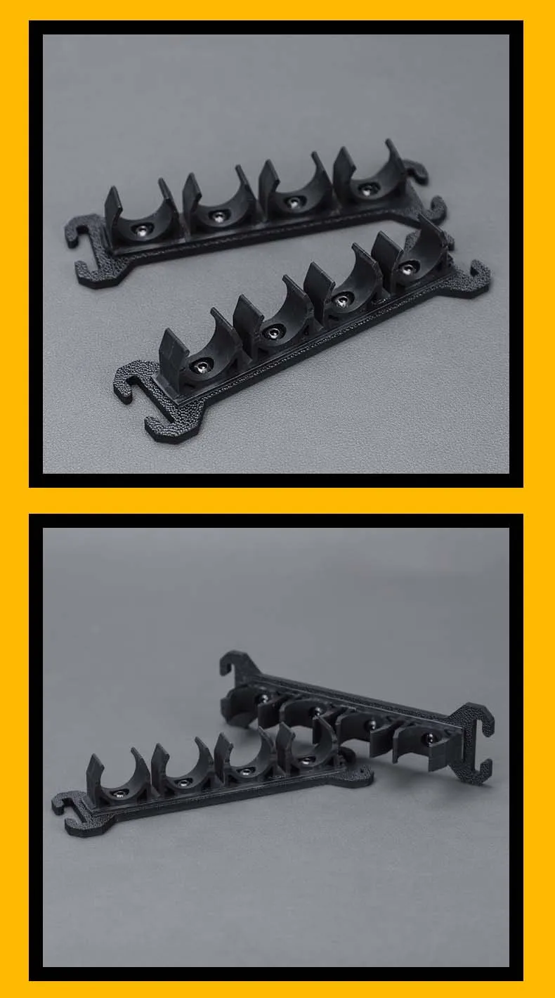 Kunststoff-Molle-Systemhalterung, 4 Runden, 20 mm, Schrotflinten-Kartusche, Aufbewahrungsregal, Clip-Shell-Halter – Detail 6