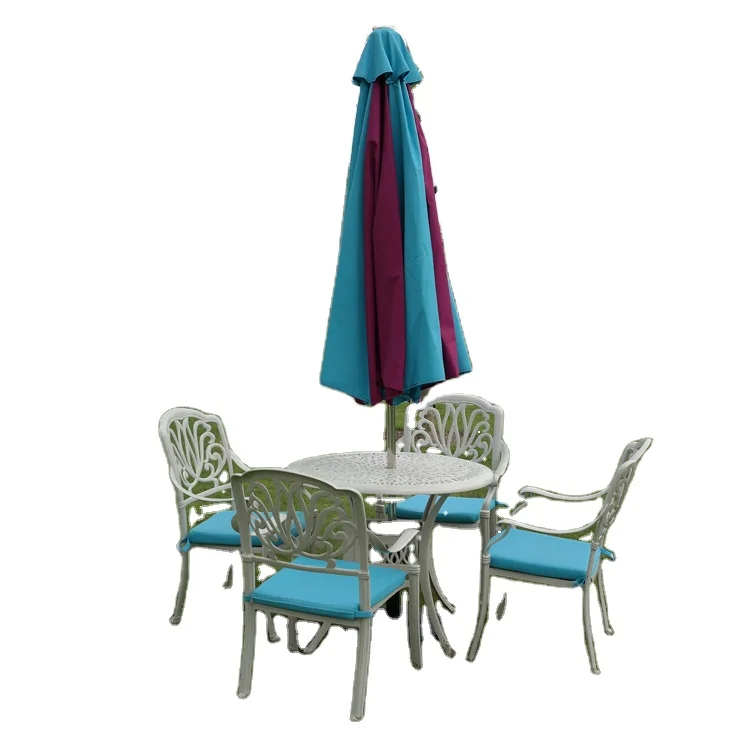 Outdoor furniture modern party aluminum outdoor portable coffee shop tables and chairs