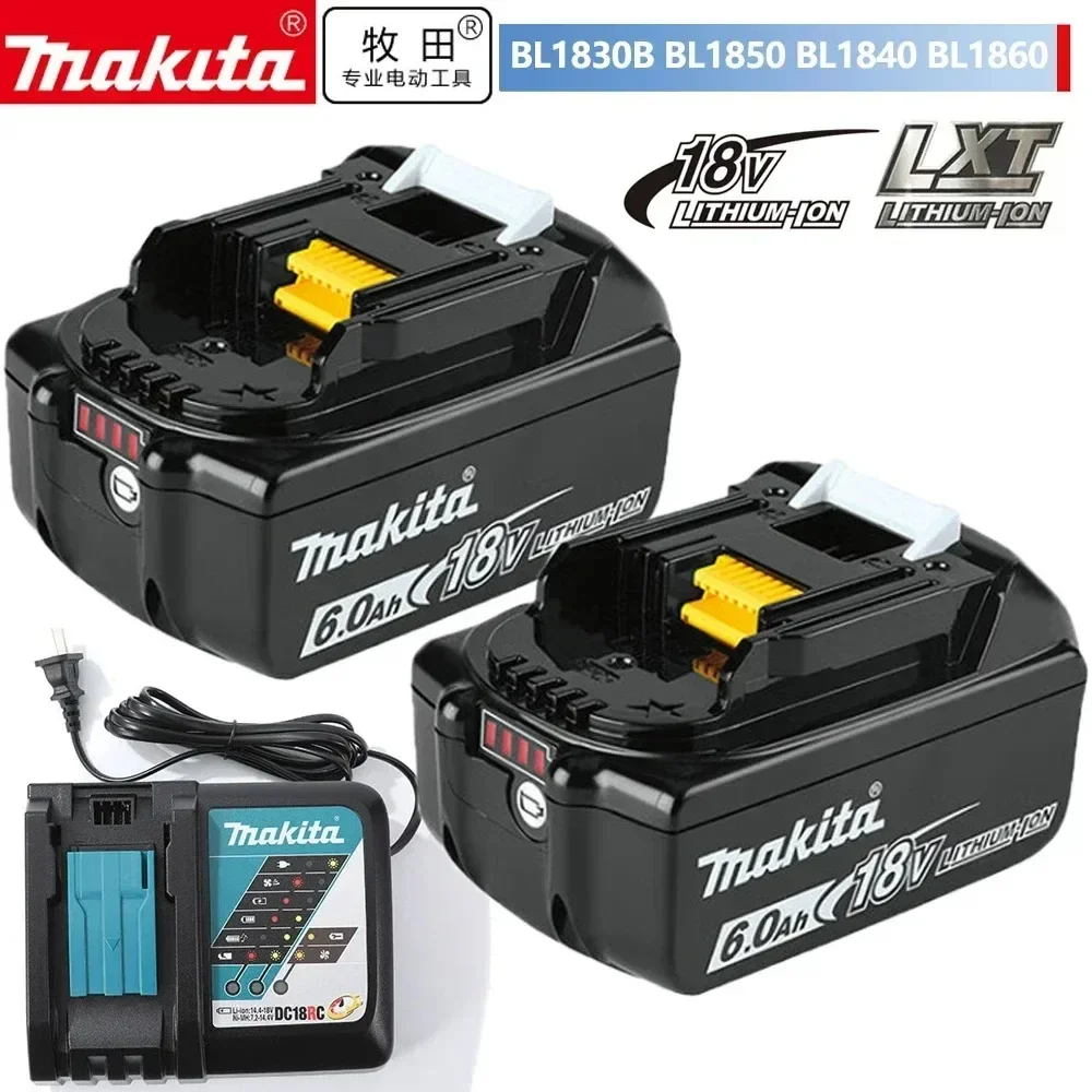 Batteria Ricaricabile Originale 18650 Makita 18V Agli Ioni Di Litio Adatta Per Utensile Elettrico Makita Bl1860 Bl1830 Bl1850 Lxt400