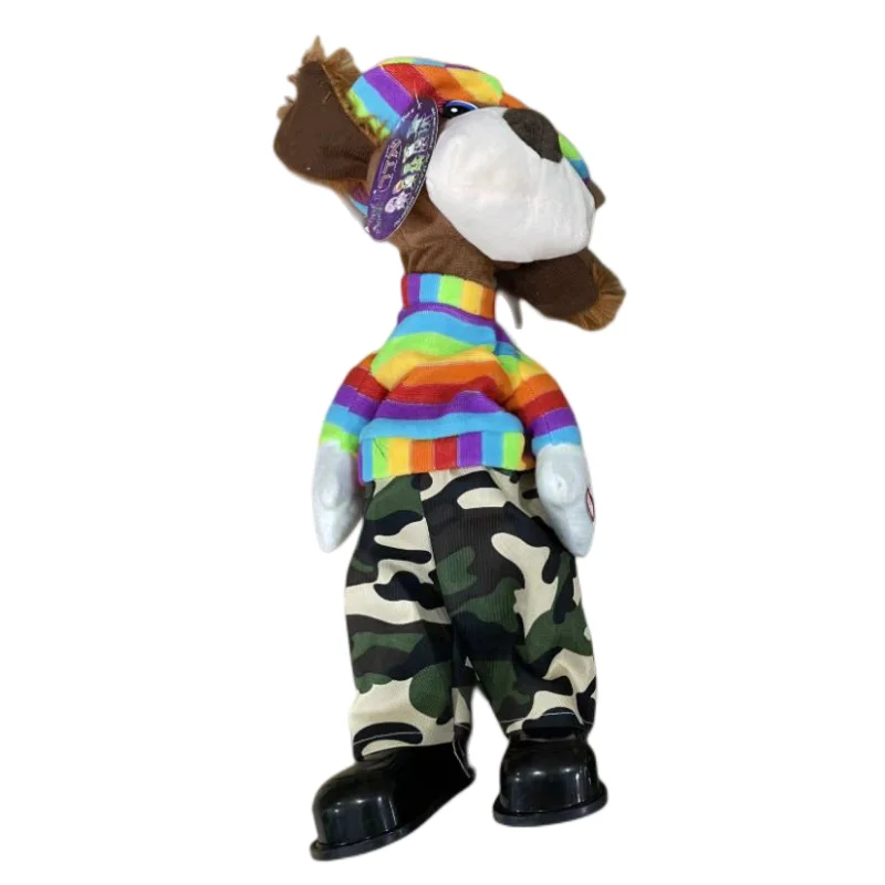 Electric Tortoise Rabbit Cow Plush Toys Shaking His Head Doll Music Singing and Dancing Donkey Electric Doll Toys for Children