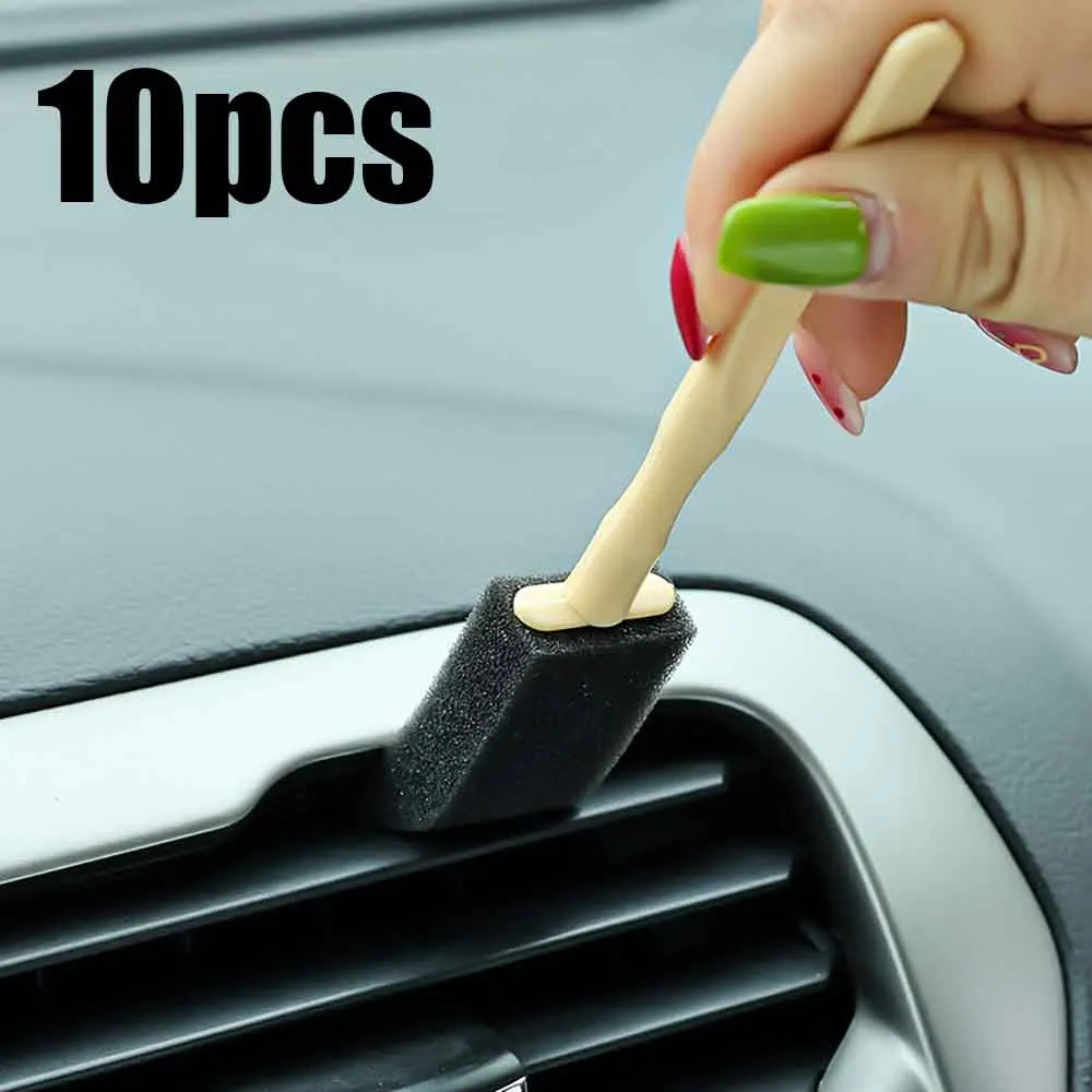 

Car Air Conditioner Vent Brushes Car Grille Cleaner Auto Detailing Blinds Duster Brush Car-styling Automotive Accessories