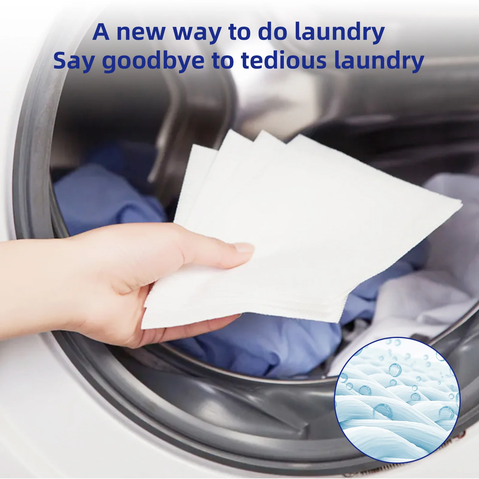 Natural laundry detergent 120 tablets dissolvable washing machine laundry detergent, fresh natural floral scent, powerful cleani