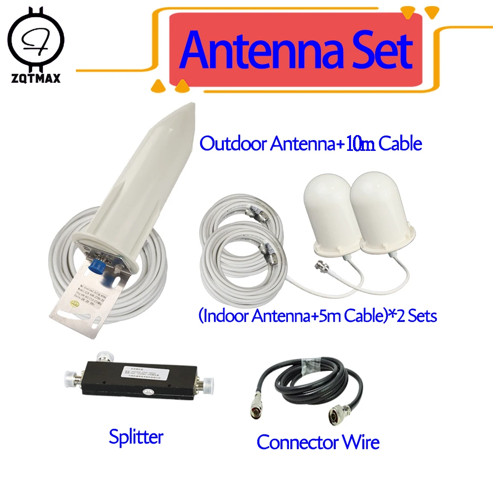 

ZQTMAX 30dbi omni antenna for 2g 3g 4g mobile signal amplifier 700 800 CDMA GSM DCS PCS 2600 repeater lte umts signal booster