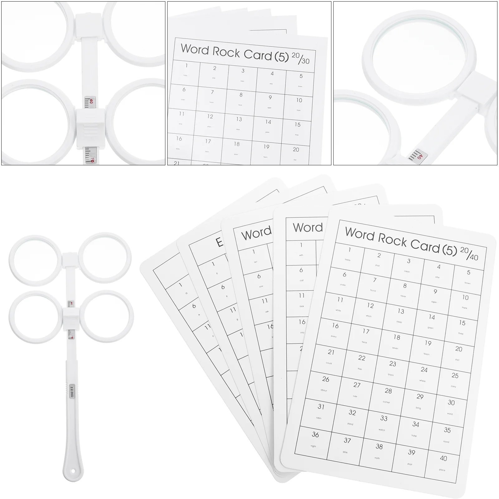 

1 Set Amblyopia Test Flipper Optical Flipping Optometry Flips (-+20 diopters)