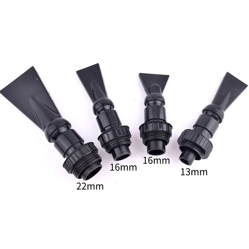 1Pc Adjustable Water Outlet Fittings for Fish Tank Aquarium Pump Nozzle Duckbilled Sprinkler 360&deg; Rotation Return Pipe, aquarium accessories