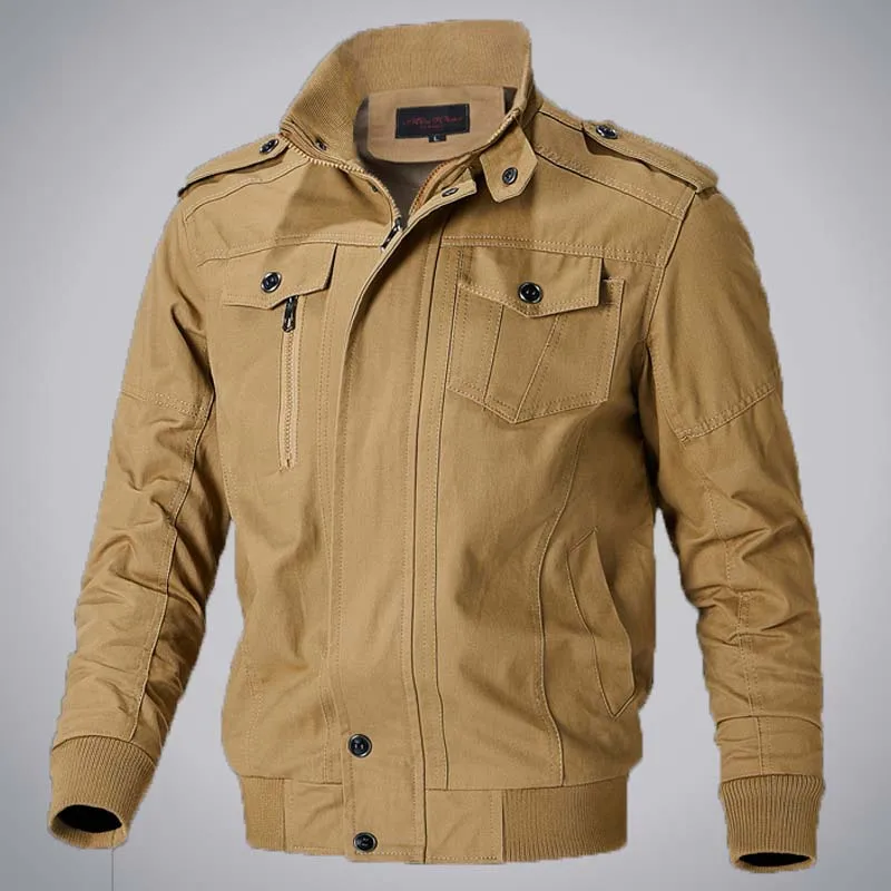 

Military Jacket Men Winter Cotton Windbreaker Pilot Coat Army Bomber Jackets Cargo Flight Jacket Male Clothes Ropa De Hombre