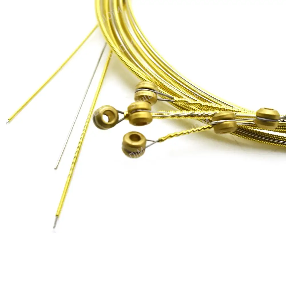 15Set Acoustic Guitar String Steel Folk Wooden Guitarra Strings Guitar Accessories Set of 6pcs acoustic guitar strings