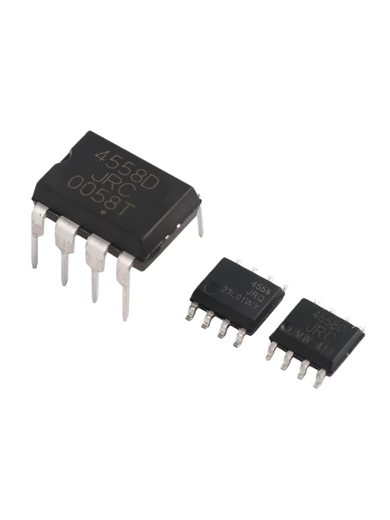 50 Stück Direktanschluss JRC/NJM4558D CD/DD neuer Zweikanal-Operationsverstärker DIP-8 Chip IC Doppelbetrieb