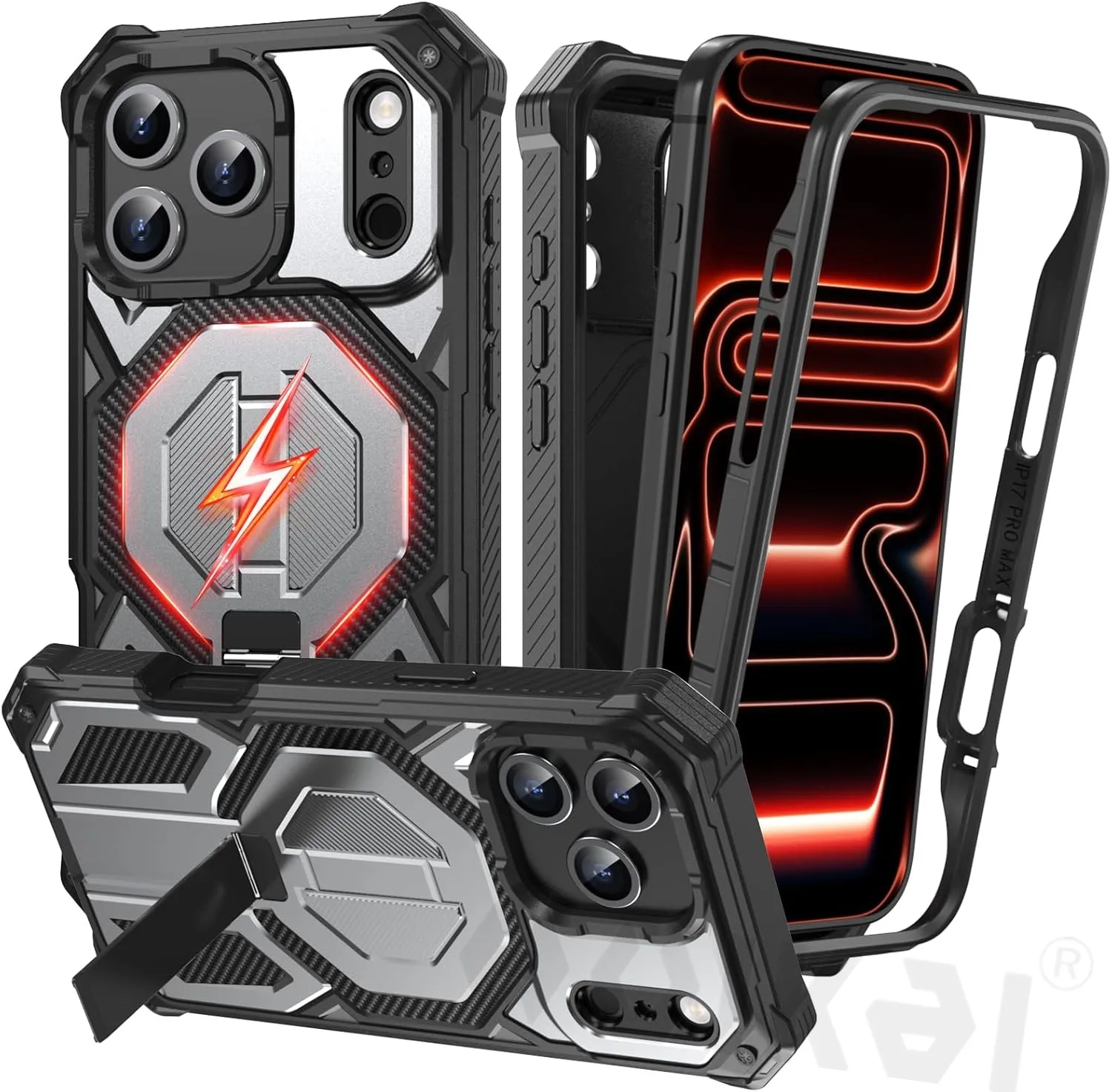 Magnetic Military Grade Shockproof Protective Phone Case