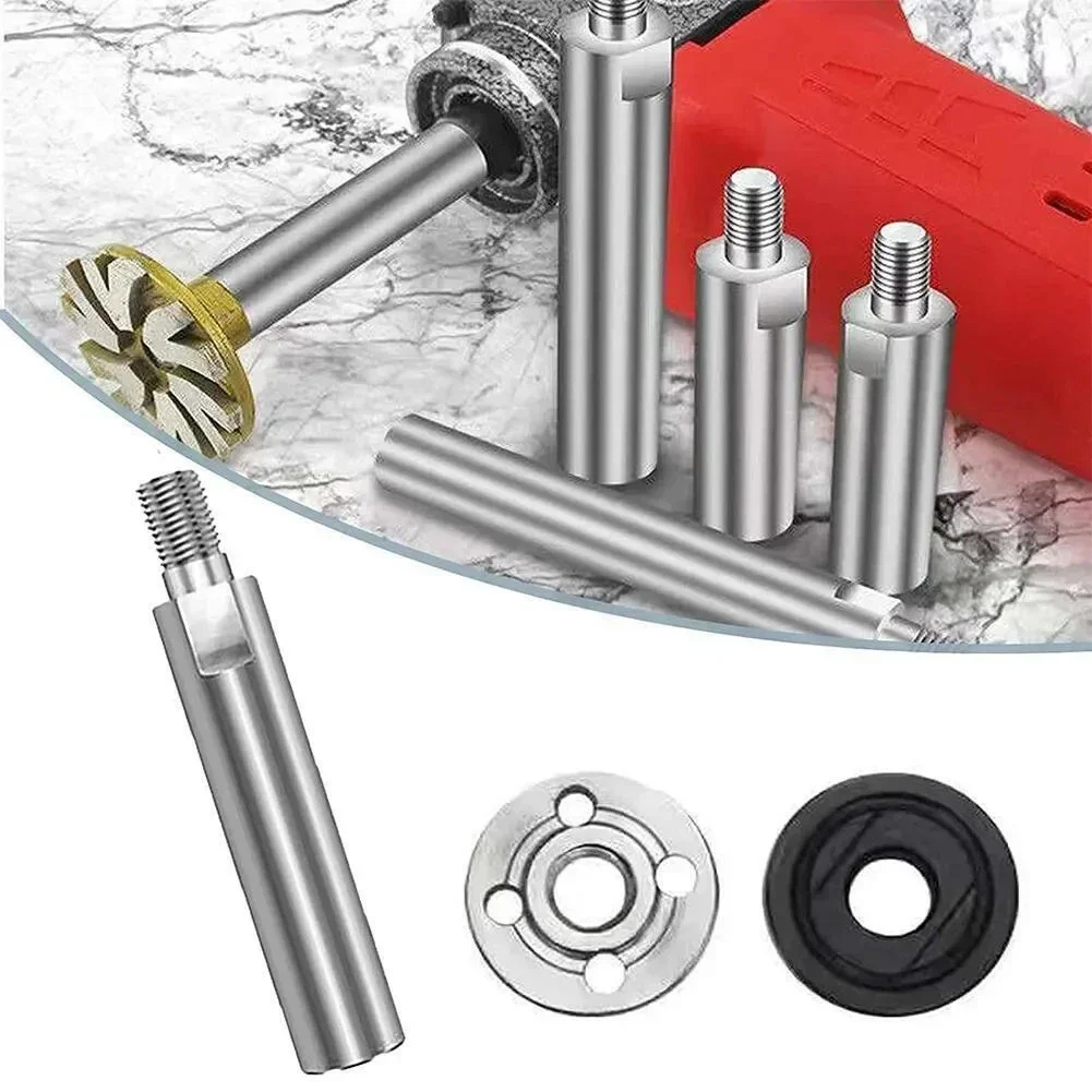 3Pcs Car Repair Angle Grinder Extension Connecting Rod Rotating Extended Shaft Group Shank Steel For Cutting Deburring Polishing