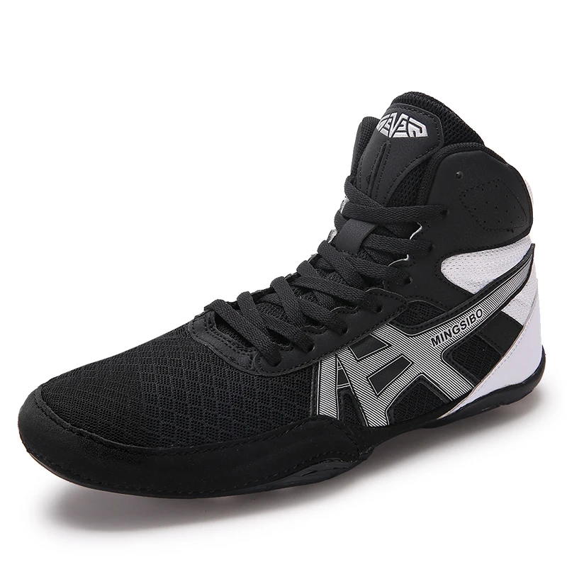 32-47# Unisex Wrestling Shoes KID Adolescents Professional Training Competition Shoes Adult Boxing Squat Hard Pull