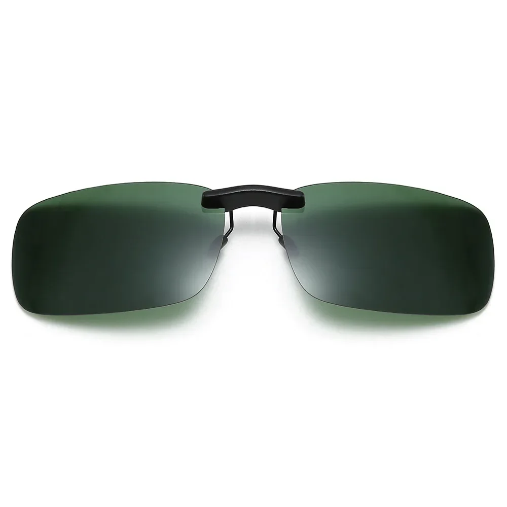 Polarized Sunglasses Driving Glasses Flip-up Clip-on Sunglasses Polarized Sunglasses Metal Clip Rimless for Prescription Glasses Driving Glasses