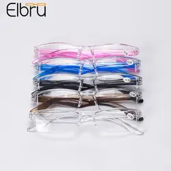 Elbru Ultralight Reading Glasses Women Men Vintage Portable Presbyopic Eyewear Prescription Optical Hyperopia Spectacles Unisex
