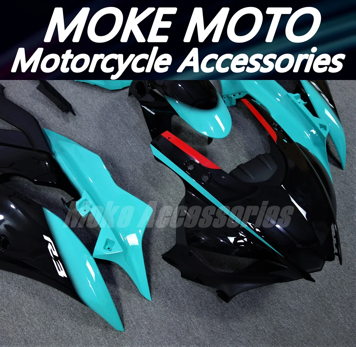 Motorcycle Fairings Kit Fit For YZF R25 R3 Bodywork set High quality ABS injection Black White Blue