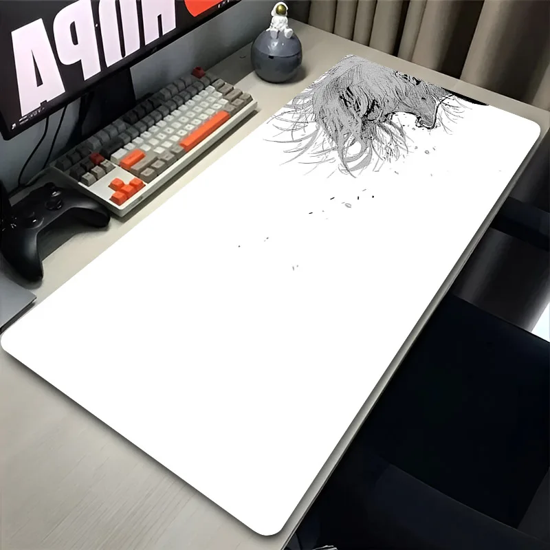 Japan Anime Tokyo Ghoul Mouse Pad Black and White Kaneki Ken Desk Mat Gaming Accessories Laptop Pads Gamer Extended Table Carpet 3