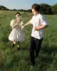 MD Simple Strapless A-line Short Wedding Dresses Puff Sleeve Pleat Korea Photoshoot Customized Mini Bride Gown Corset 2025 웨딩드레스 6