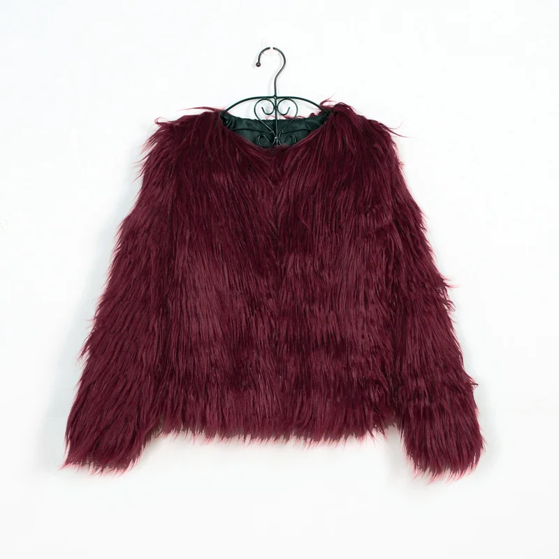 Warm Faux Fur Jacket Y2k Feather Cropped Jacket 90s Retro Cropped Coat Sweet Trend Cardigan Fashion Winter Jacket Women Autumn