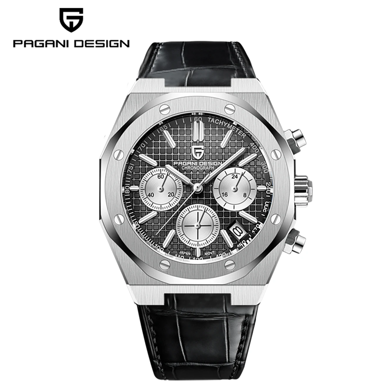 2022 New PAGANI DESIGN Men\'s Sports Quartz Watches Top Brand Stainless Steel 100M Waterproof Chronograph relogio masculino