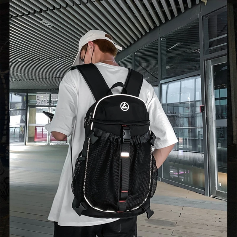 Basketball Backpack with Ball Compartment Football Soccer Bag Gym Bag Sport Backpack for Basketball Volleyballs Training