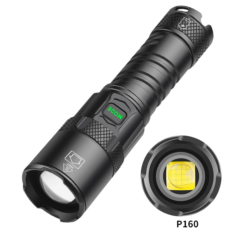 

Flashlights camping fishing lamp waterproof portable zoom low power reminder TYPE-C USB charging household use outdoor