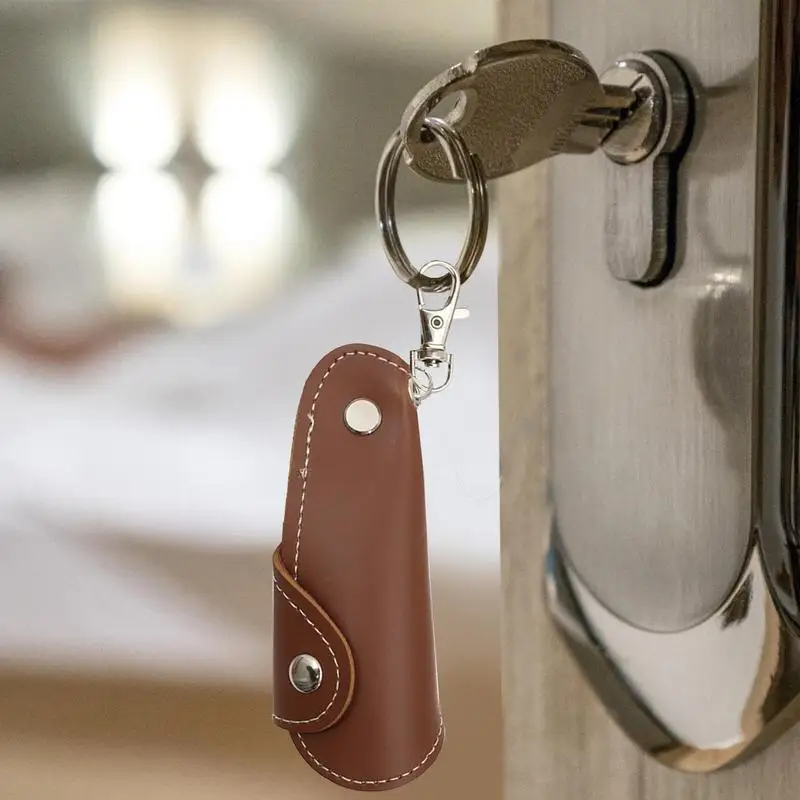 Travel Shoe Horn Keychain Stainless Steel for Portable Short Shoehorns