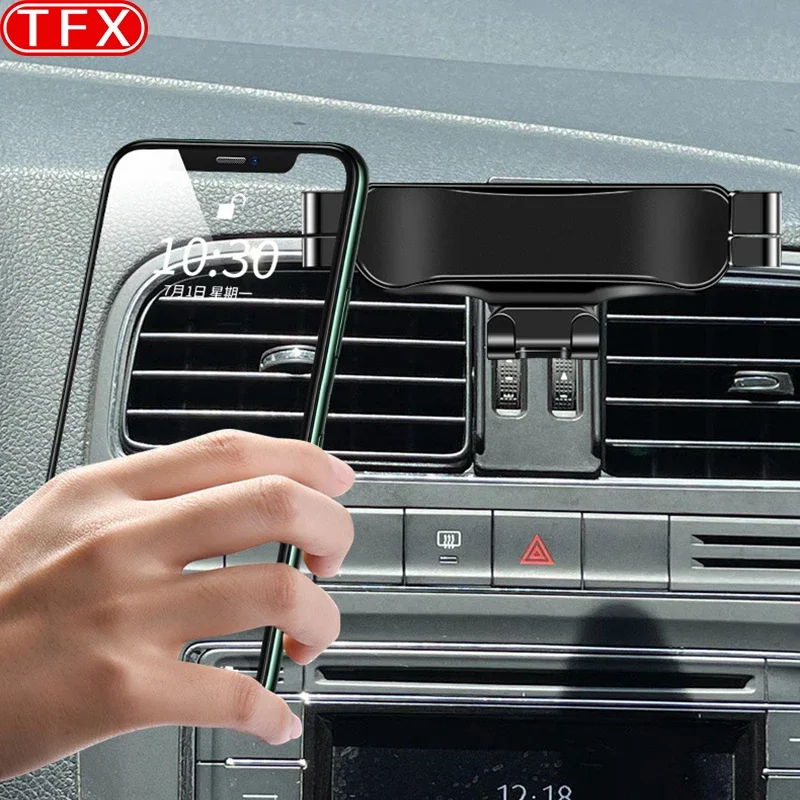For Volkswagen VW Polo 2011-6R Car Styling Mobile Phone Holder Air Vent Mount Gravity Bracket Stand Modified Accessories