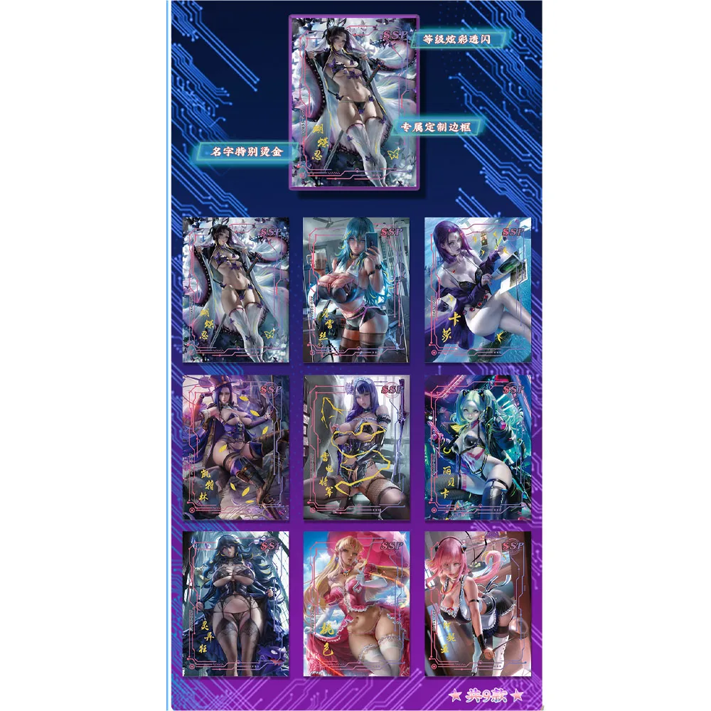 New Goddess Story Card Collection ACG Goddess Alliance Rare Booster Box Hobbies Game Cards Table Toys For Birthday Gifts