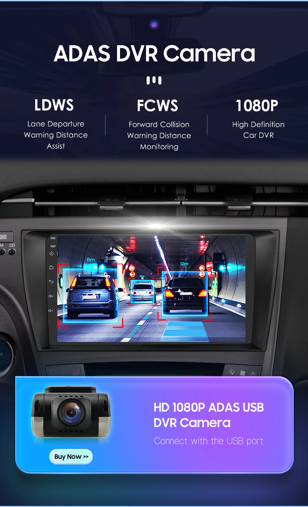 Hizpo 8G+128G Android 13 For Toyota Prius 3 2009 - 2015 Car Radio Multimedia Video Player GPS Navi Stereo Carplay Auto Stereo BT