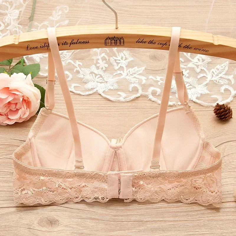Sexy lingerie Push up lace bra Student small breasts available 32 34 36 A B T-shirt girl bra Underwire sexy bra