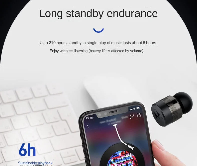 Motorola Buds400 Ear True Wireless Bluetooth Earphones for Outdoor Sports Running Music Intelligent Touch Waterproof Headphones