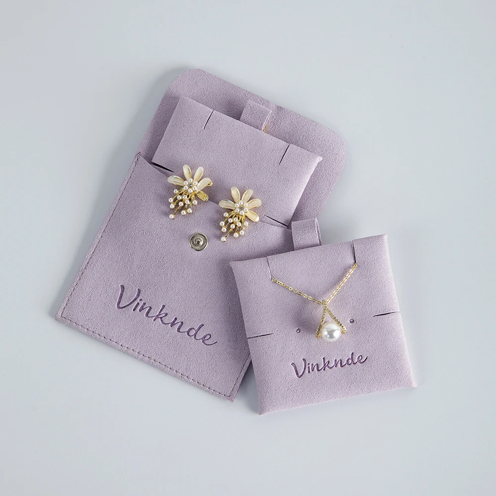 20/50/100Sets personalisiertes Logo 8x8cm Schmuck Snap Bag Einsatz mit 6x6cm Mini Karte Ohrstecker Ohrringe Halskette Anhänger Halter Beutel – Detail 6