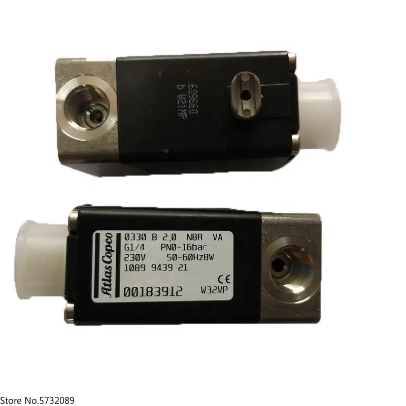 

stock spare parts Oil-free Air Compressor Solenoid Valve for atlas copco 1089943921