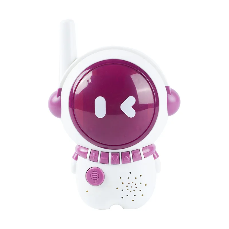 Walkie Talkie Astronaut Kids Walkie Talkie 3km Range Electronic Toys Children's Gadgets Change Voice Radio Phone Birthday Gifts for Boys Girls