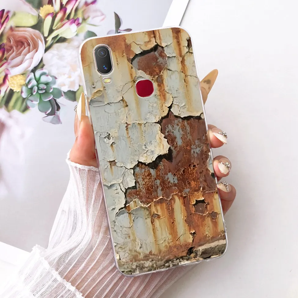 Clear Cute Cat Floral Soft Back Cover - Luxury Painted Design