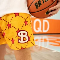 Summer Style American Mesh Shorts Men's Summer Loose Plus-size Speed Dry Running Fitness Basketball Enthusiasts 1