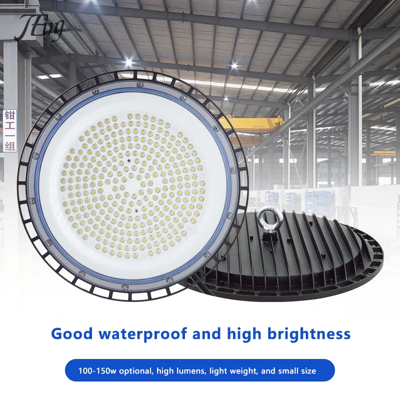 

UFO светильник 100W 150W IP65, водонепроницаемый телефон, промышленное освещение для гаража, тренажерного зала, склада