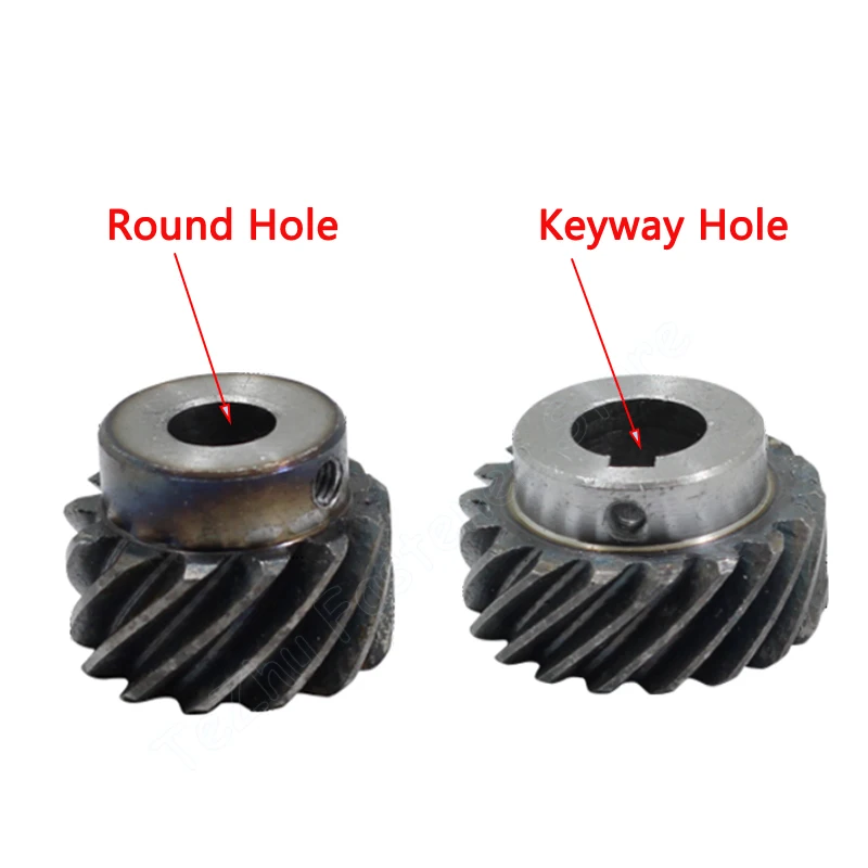 Helical Gear 13T-40T 1M 45 Degree Left / Right Hand 1 Module 13 15 18 20 25 30 40 Teeth 45# Steel Staggered Gear Bore 6-16mm 1pc transmission gear