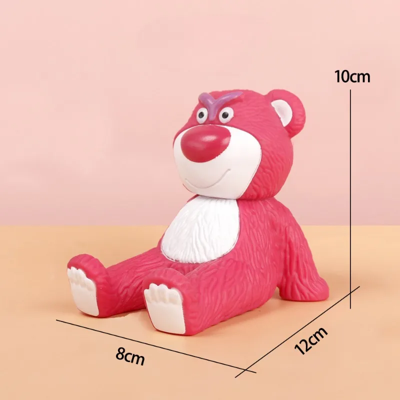 

Hot toys Disney Toy Story 3 Anime cartoon Lotso Sitting posture Mobile phone holder Doll birthday cake baking decorations gifts