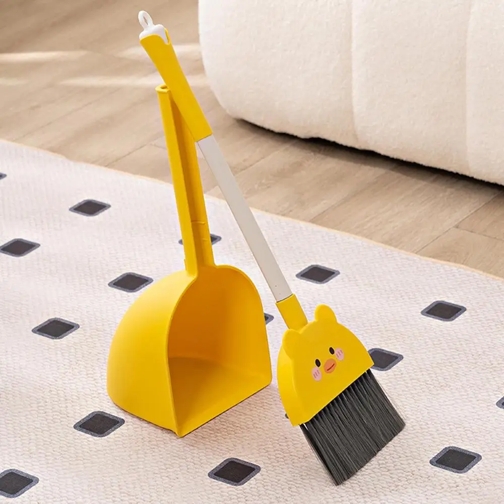 Kids Trash Can Cleaning Shovel, Household Cleaning Tools, Small Broom Dustpan Set