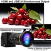 ELP 4K 60fps HDMI USB Camera H.264 10X Optical Zoom USB3.0 PC Webcam with 5-50mm Manual Varifocus Lens for Live Streaming 4