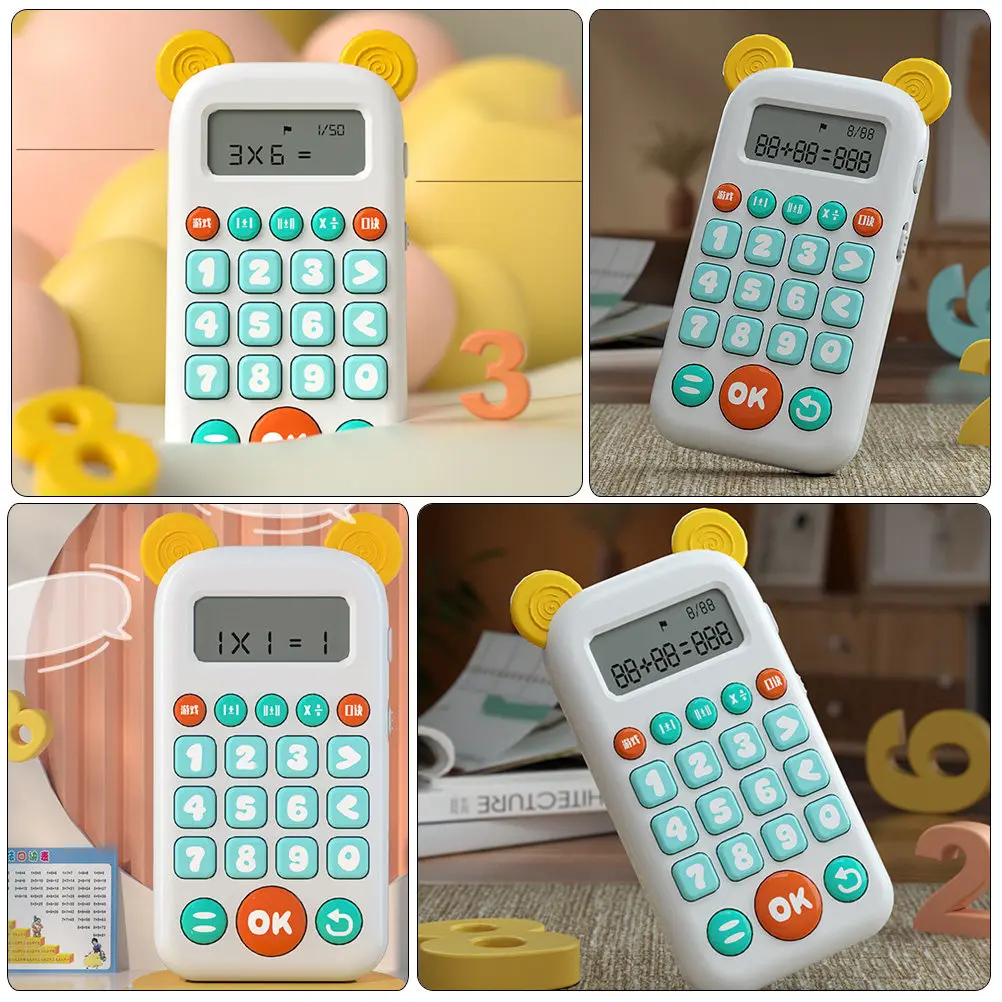 고급 수학 교육 도구 4-12세 어린이용 정신 계산 훈련 도구 덧셈 뺄셈 곱셈 나눗셈