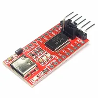 USB to TTL FT232RL Conversion Module USB Transform Serial Adapter Download Converter TYPE-C Port 3.3V 5V 6Pin 4