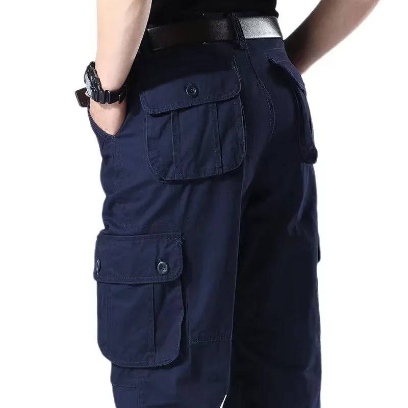 6 pockets navy blue