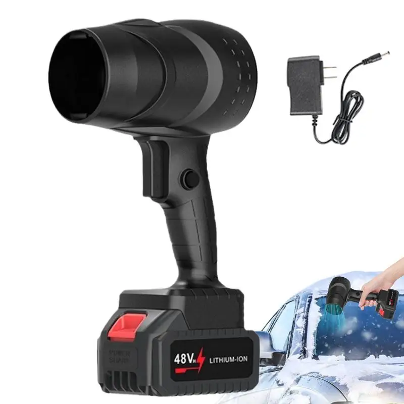 Small Cordless Leaf Blower Snow Blower Cordless Leaf With Battery Lightweight For Lawn Care Patio Backyard