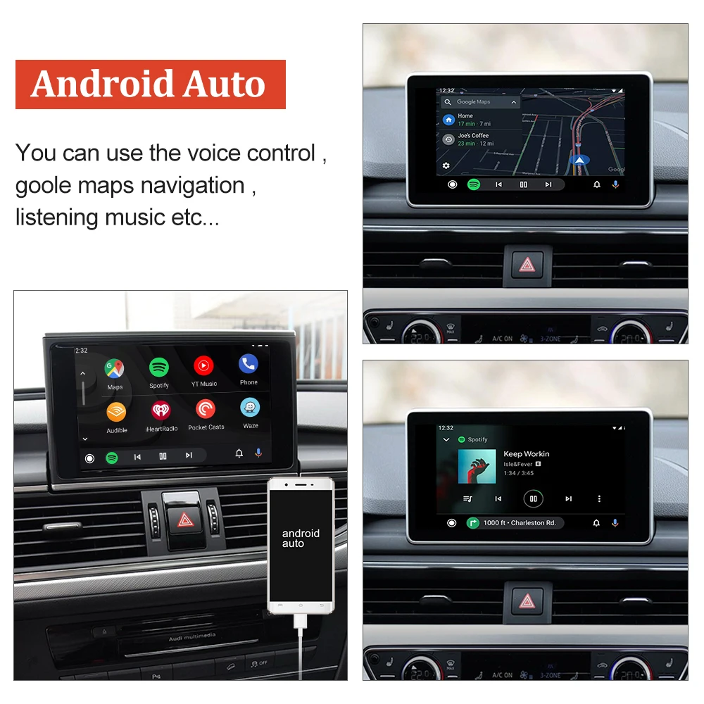 2023   Apple Carplay  Audi A6 S6 RS6 A7 S7 RS7  ȵ̵ Auto ڵ ̽ 