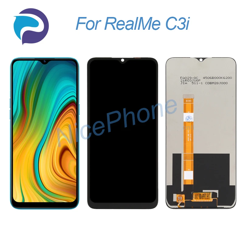 

ЖК-дисплей для RealMe C3i, сменный сенсорный экран с дигитайзером 6,1 дюйма, RMX2027, RMX2020 1600*720 для RealMe C3i, ЖК-дисплей