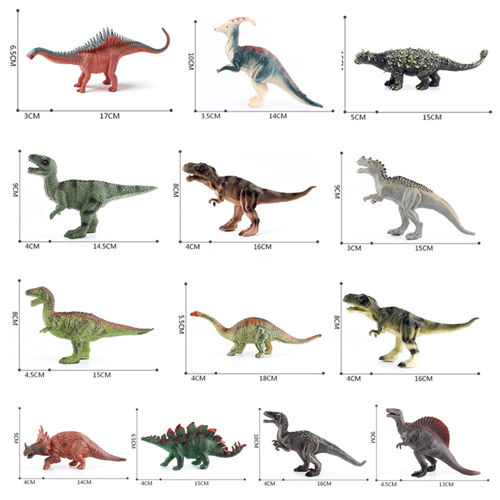 Educational Simulated Dinosaur Toys for Kids-Jurassic World T-Rex Models with Movable Jaws Dinosaur set educational toys dinosaur model toys animal model toys